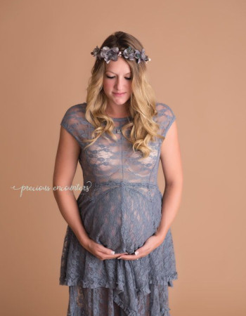 MATERNITY DRESS for photo shoot lace